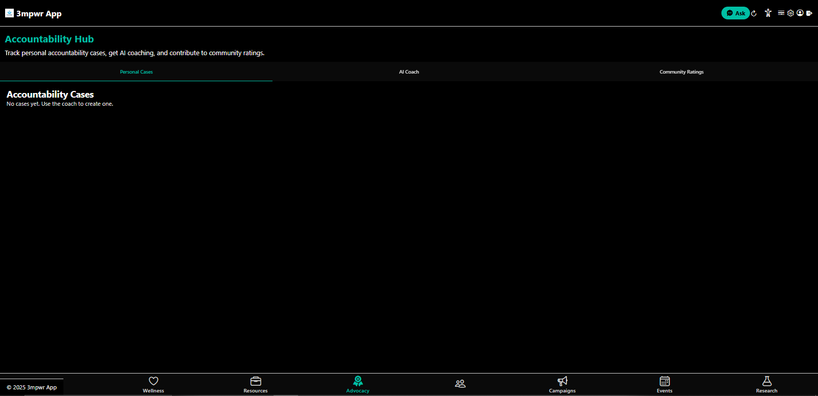 Case Tracker with coaching