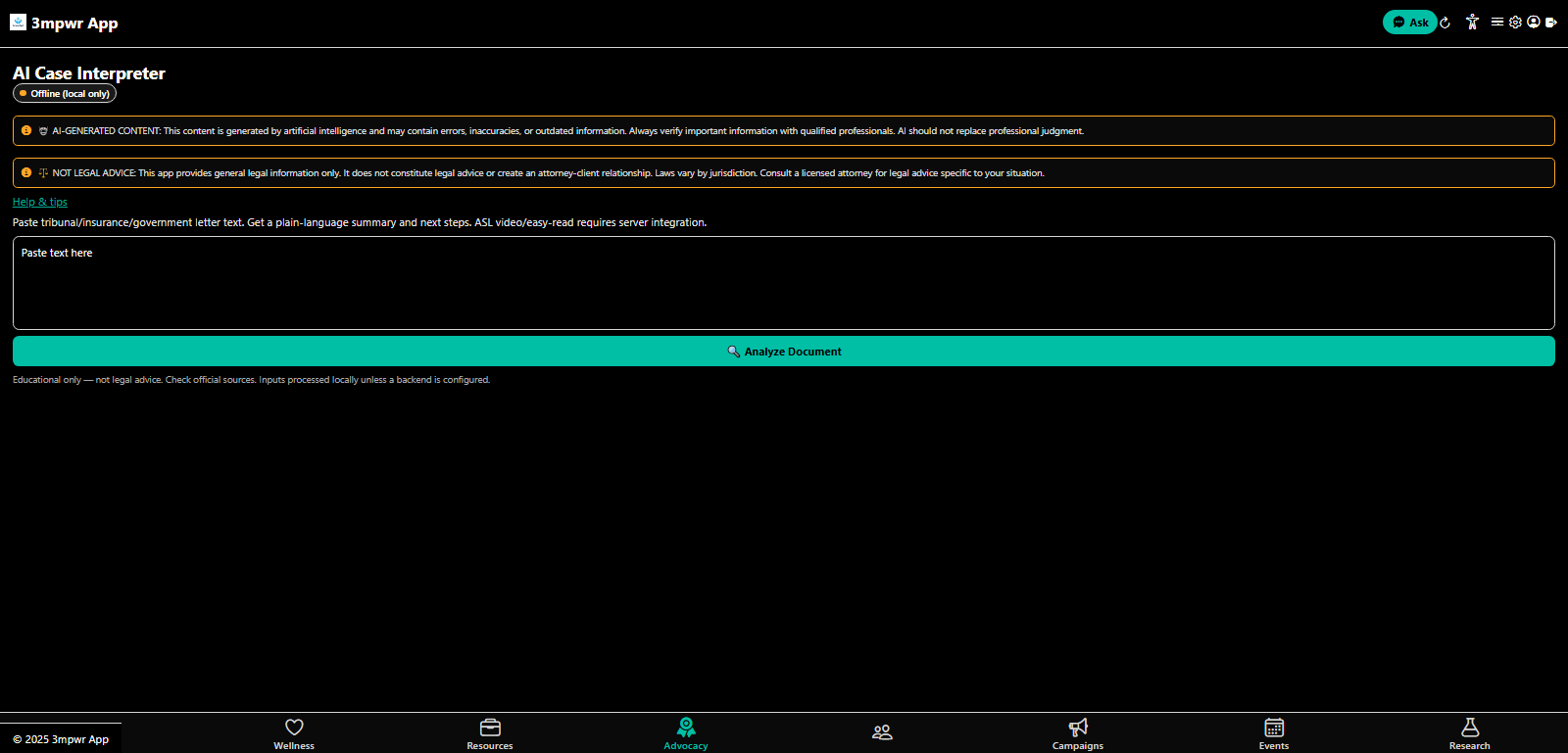 AI Case Interpreter helping understand legal documents