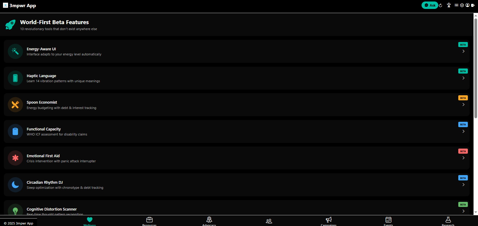 Revolutionary features overview